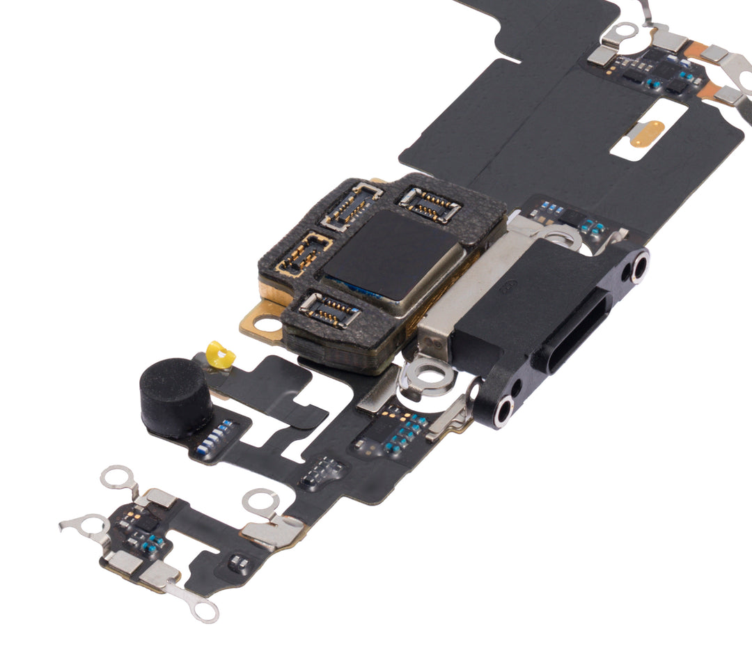 CHARGING PORT FLEX CABLE WITH BOARD COMPATIBLE FOR IPHONE 11 PRO (USED OEM PULL) (SPACE GRAY)