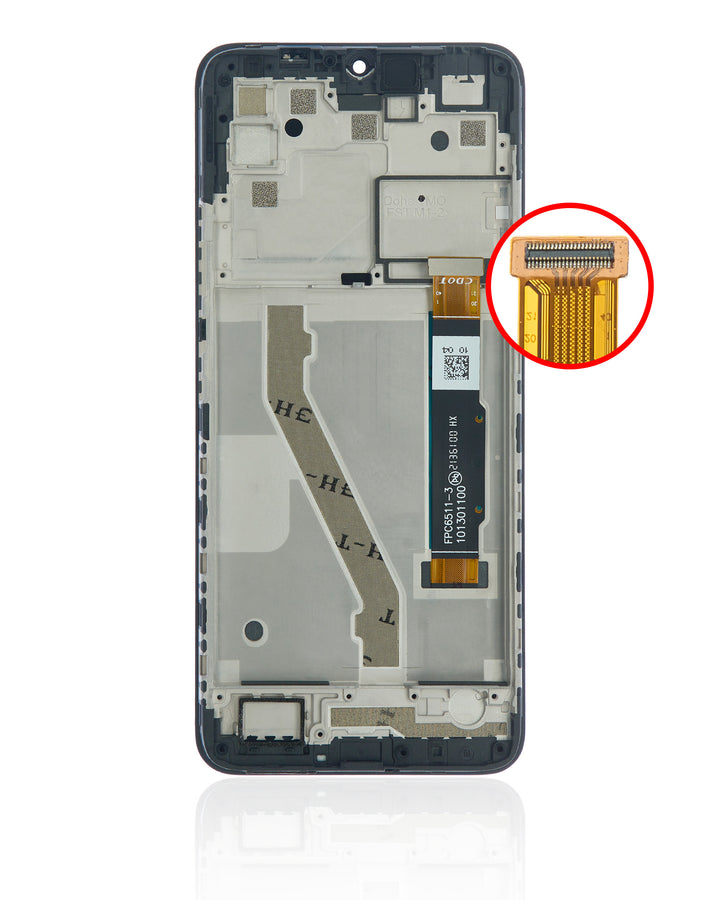 LCD ASSEMBLY WITH FRAME COMPATIBLE FOR TCL 20 XE (REFURBISHED)