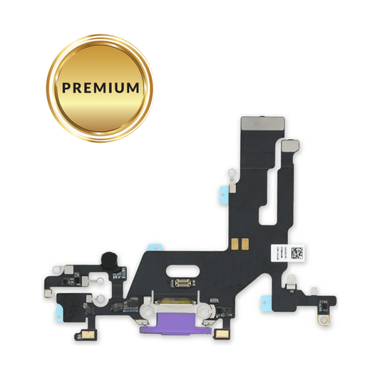 iP 11 Charging Port Flex Cable (PURPLE) (Premium)