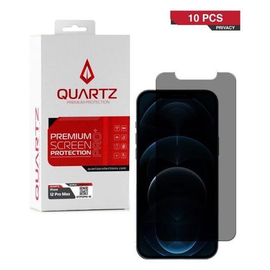Privacy Tempered Glass for iP 12 Pro Max (Pack of 10)
