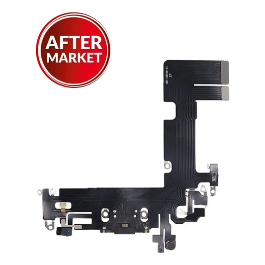 iP 13 Charging Port Flex Cable (BLACK) (Aftermarket)