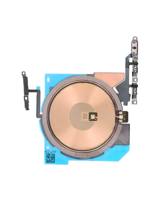 Wireless NFC Charging Chip with Power & Volume Button Flex Cable for iPhone 14 Pro Max
