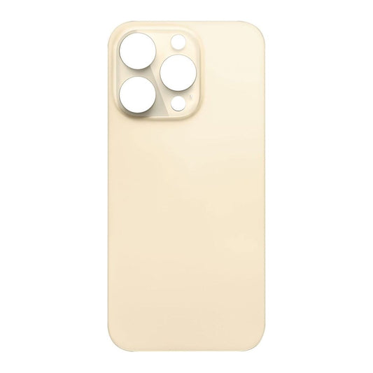iP 14 Pro Back Glass (Bigger Camera Hole) (NO LOGO) (GOLD)