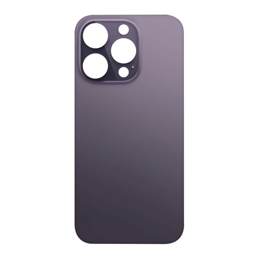 iP 14 Pro Back Glass (Bigger Camera Hole) (NO LOGO) (DEEP PURPLE)