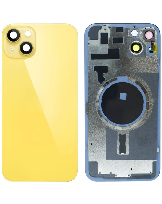Back Glass (YELLOW) (OEM Pull A Grade)  for iPhone 14 Plus