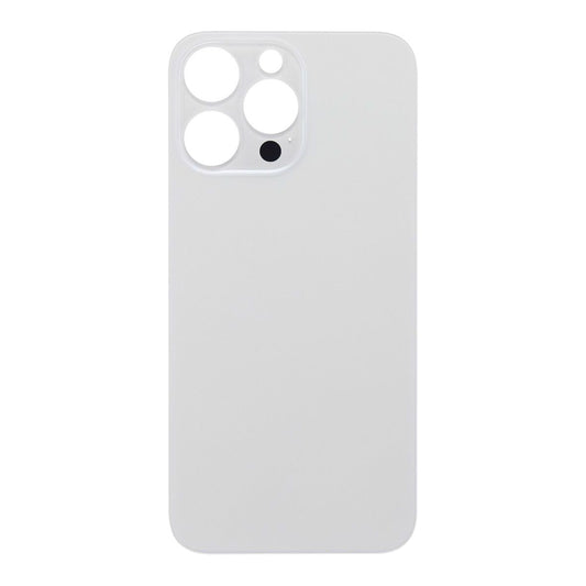 iP 14 Pro Max Back Glass (Bigger Camera Hole) (Silver) (NO LOGO)