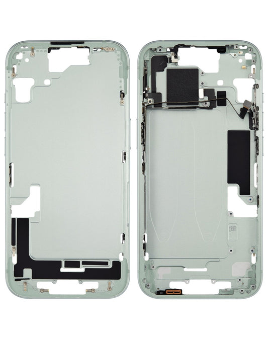 Middle Frame with Small Parts for iP 15 (green)