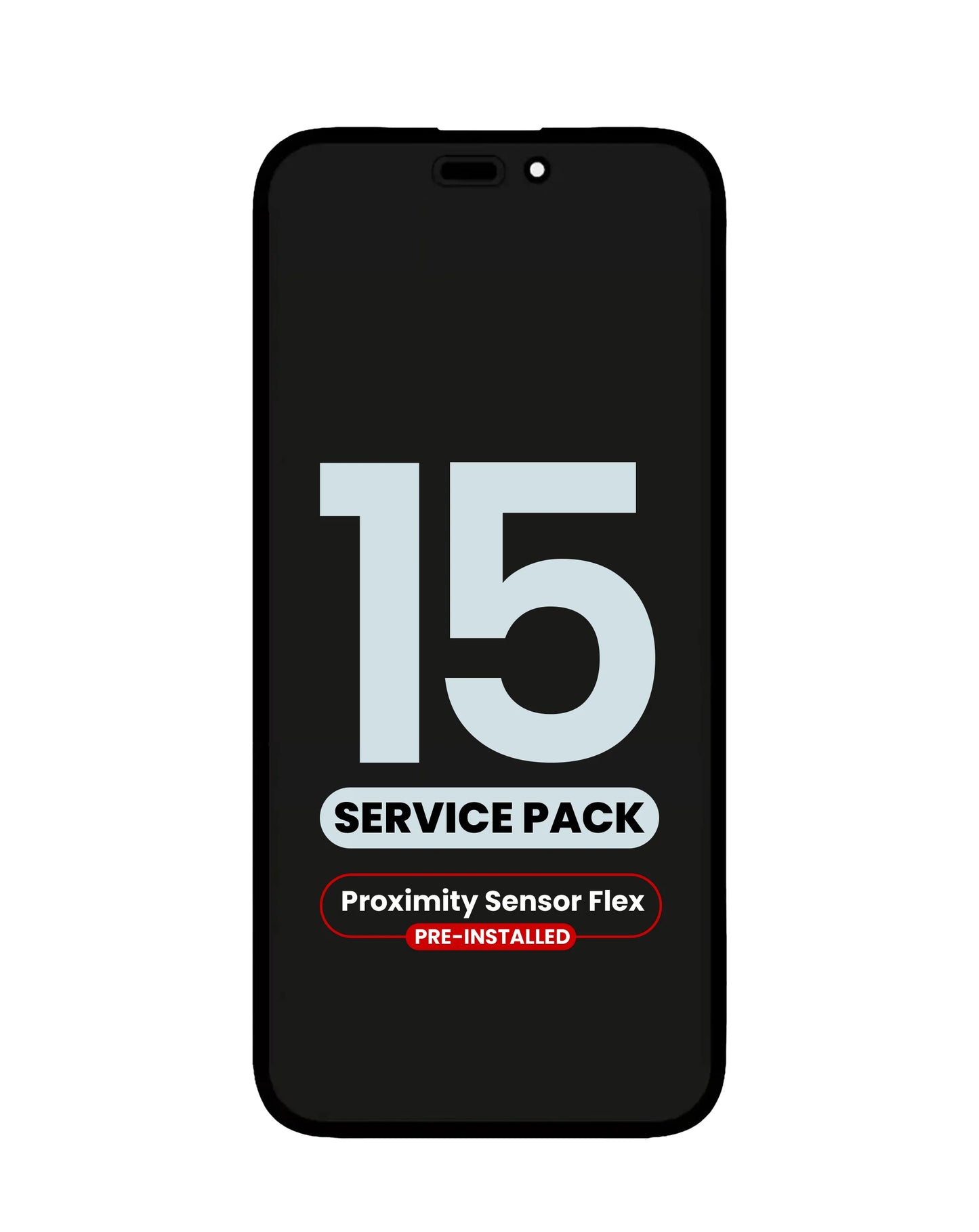 OLED Assembly with Proximity Sensor for iPhone 15 (Service Pack)
