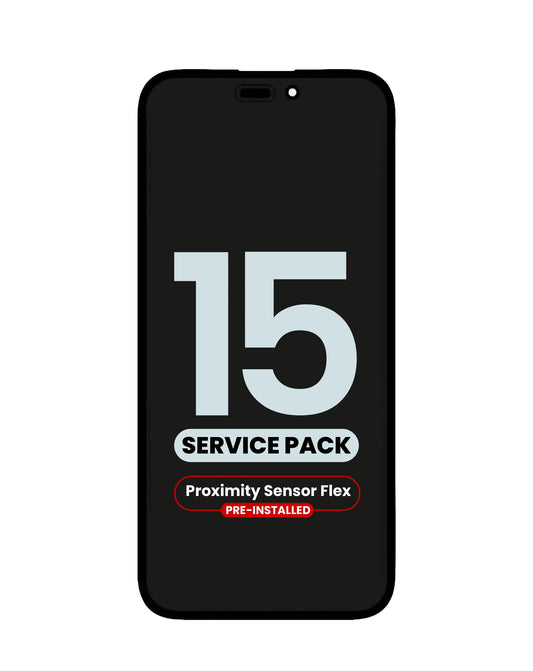 OLED Assembly with Proximity Sensor for iPhone 15 (Service Pack)
