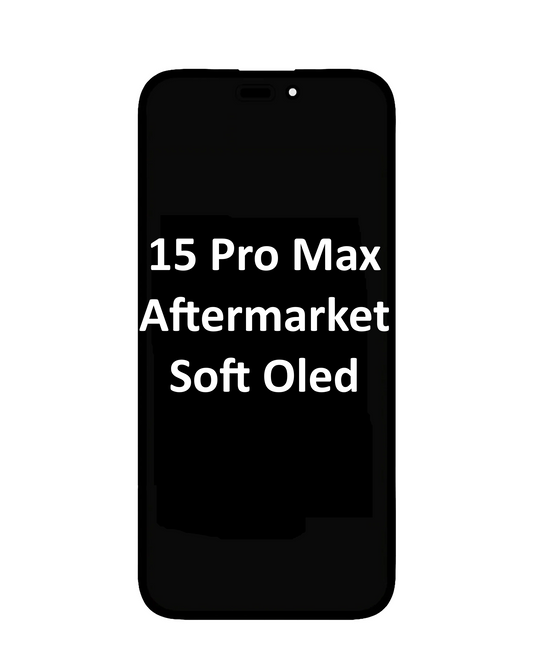 Soft OLED Screen Digitizer Assembly for iPhone 15 Pro Max(Aftermarket)