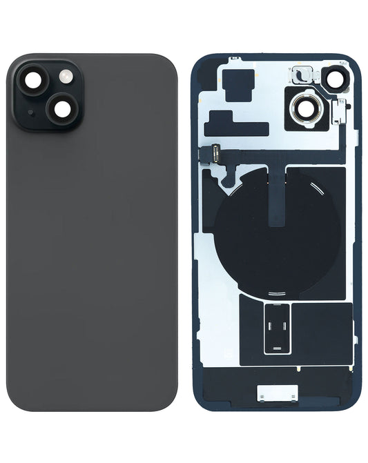Back Glass with MagSafe for iPhone 15 Plus (BLACK) (OEM Pull A Grade)