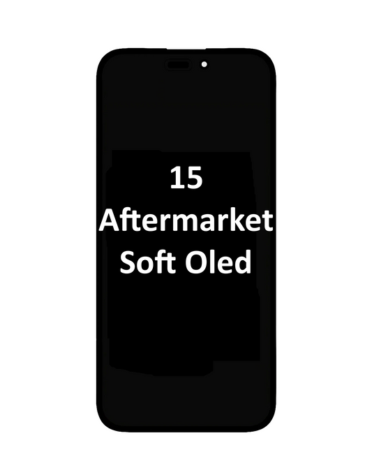 Soft OLED Screen Digitizer Assembly for iPhone 15 (Aftermarket)