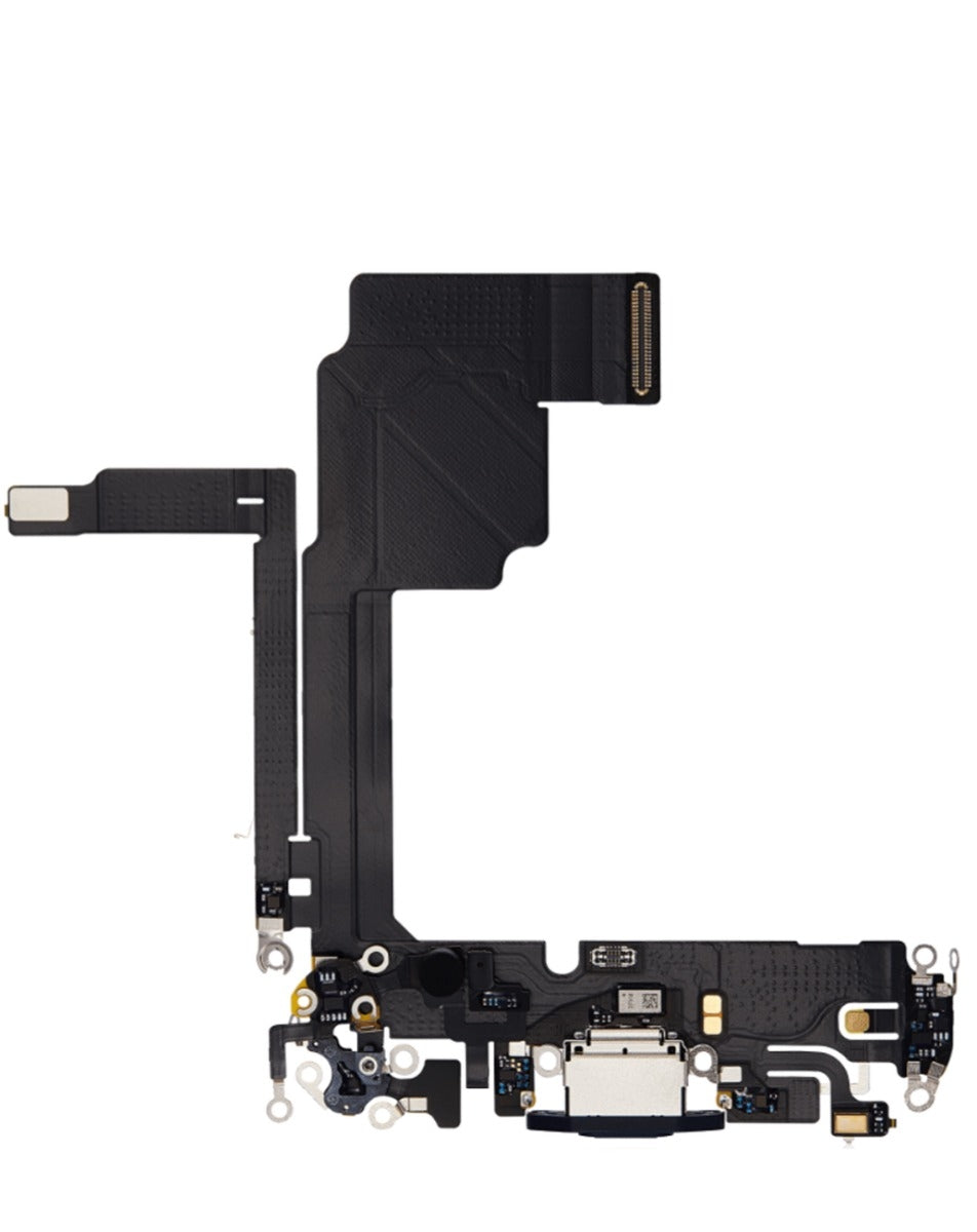Charging Port Flex Cable for iPhone 15 Pro (BLACK TITANIUM) (Premium)