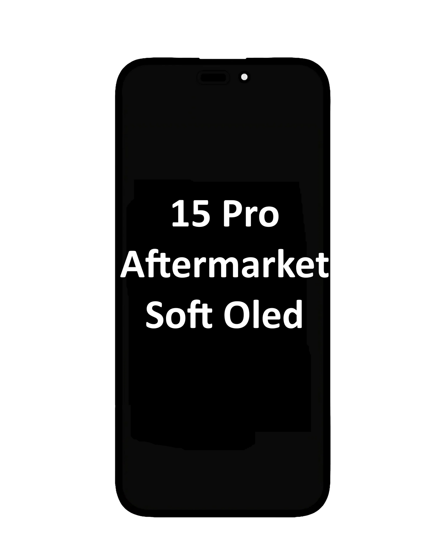 Soft OLED Screen Digitizer Assembly for iPhone 15 Pro (Aftermarket)