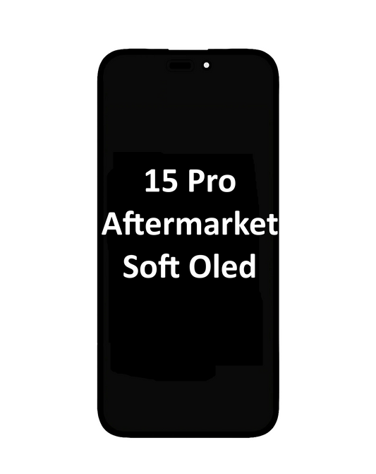 Soft OLED Screen Digitizer Assembly for iPhone 15 Pro (Aftermarket)