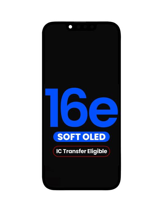 OLED Assembly for iPhone 16e (Aftermarket QV8 / Soft) (IC Transfer Eligible)