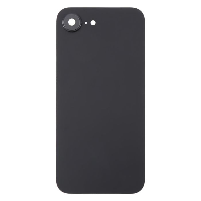 Back Glass With Steel Plate Compatible For iPhone 16e (Black)(NO LOGO)