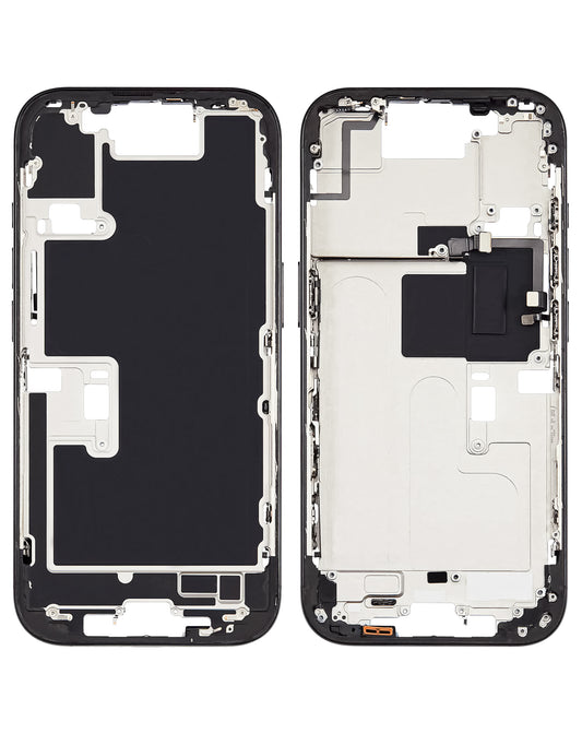 Middle Frame w/Parts for iPhone 16 Pro (BLACK TITANIUM) (US Version)