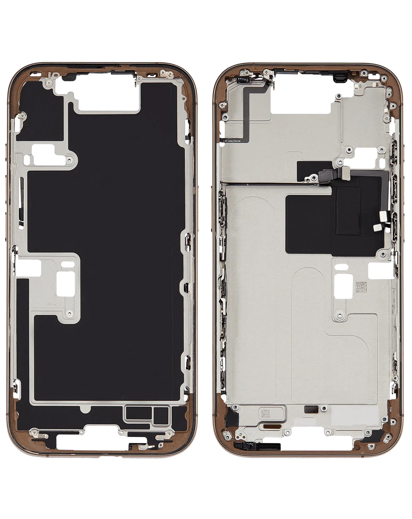 Middle Frame w/Parts for iPhone 16 Pro (DESERT TITANIUM) (US Version)