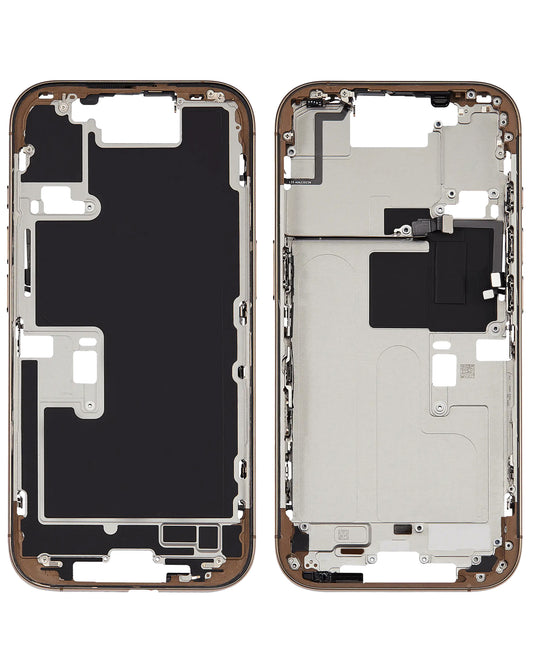 Middle Frame w/Parts for iPhone 16 Pro (DESERT TITANIUM) (US Version)