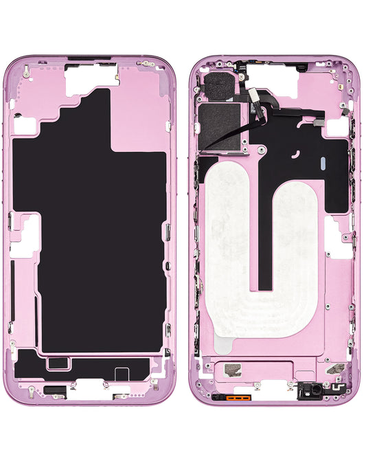 Middle Frame w/Parts for iP 16 PLUS (PINK)