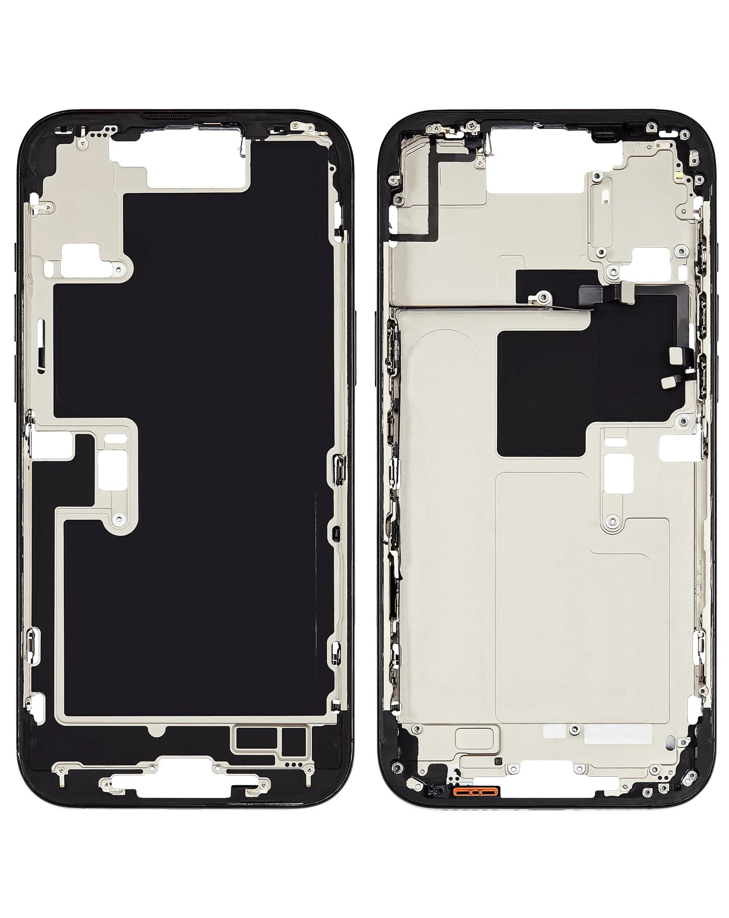 Middle Frame w/Parts for iPhone 16 Pro Max BLACK TITANIUM) (US Version) (OEM Pull A Grade)