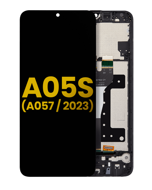 LCD Assembly With Frame Compatible For Samsung Galaxy A05s (A057 / 2023) (Refurbished)