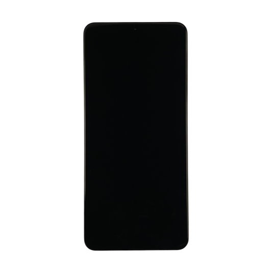 Samsung Galaxy A12 Nacho (A127 / 2021) OLED Screen with Frame - Black (Premium)