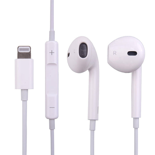 Wired Headphone for iP 7 to 14 Pro Max - White