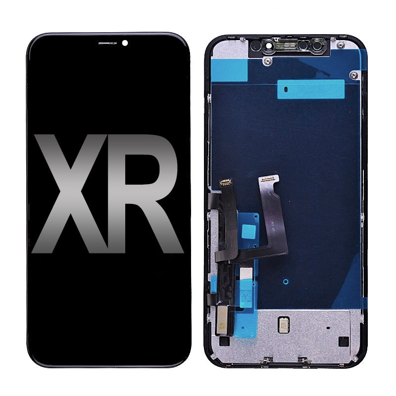 LCD Screen Digitizer Assembly With Back Plate for iPhone XR (COLOR X)