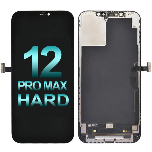 Premium Hard OLED Screen Digitizer Assembly With Frame for iPhone 12 Pro Max