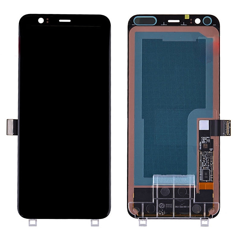 OLED Screen Display with Digitizer Touch Panel for Google Pixel 4 - Black (Without Frame)