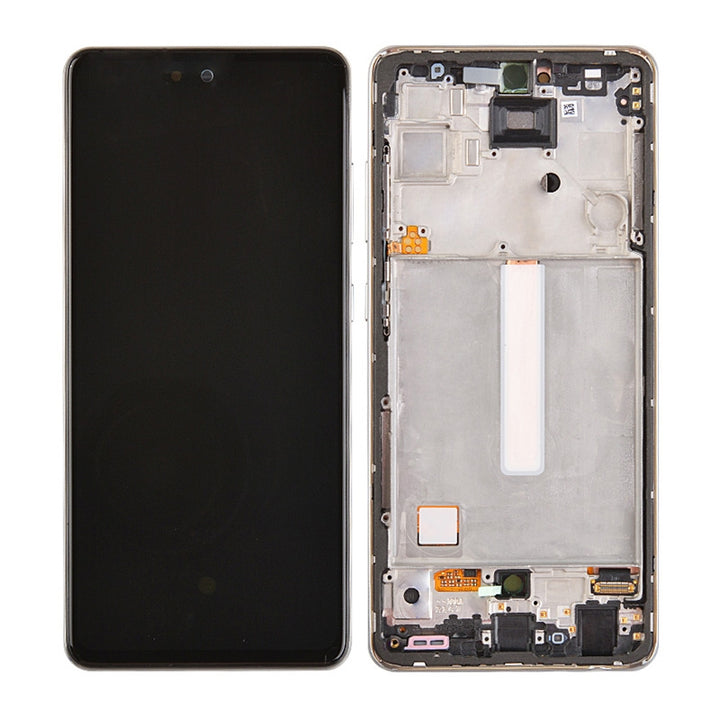 Galaxy A52 5G (A526 / 2021) / A52S (A528 / 2021) LCD Assembly w/ Frame (WHITE) (Without Finger Print Sensor) (Aftermarket INCELL)