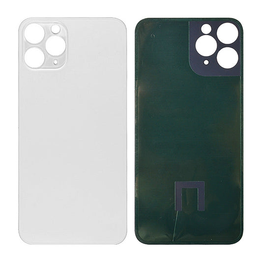 Back Glass Cover with Adhesive for iP 11 Pro (NO LOGO) - White