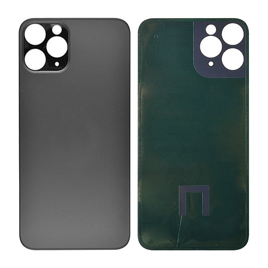 Back Glass Cover with Adhesive for iP 11 Pro (NO LOGO) - Gray