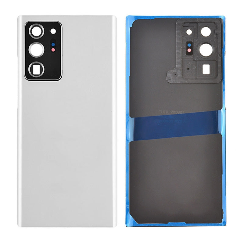 Back Cover with Camera Glass Lens and Adhesive Tape for Samsung Galaxy Note 20 Ultra N985/ Note 20 Ultra 5G N986 (for SAMSUNG) - Mystic White