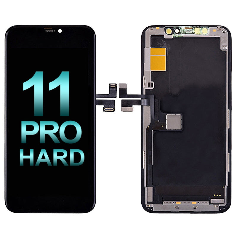 Premium Hard OLED Screen Digitizer Assembly with Frame for iPhone 11 Pro