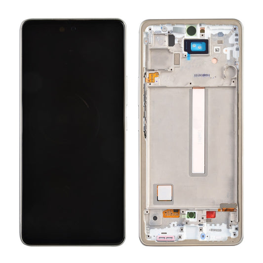 OLED Screen Digitizer Assembly With Frame for Samsung Galaxy A53 5G (2022) A536 - White