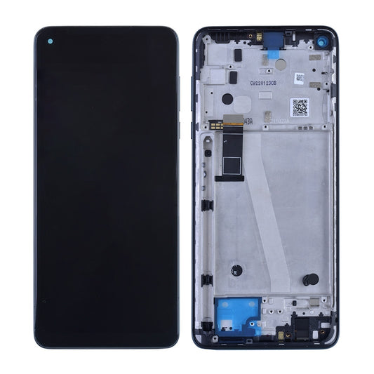 LCD Screen Digitizer Assembly with Frame for Motorola Moto G Stylus 5G (2021) XT2131 - Cosmic Emerald