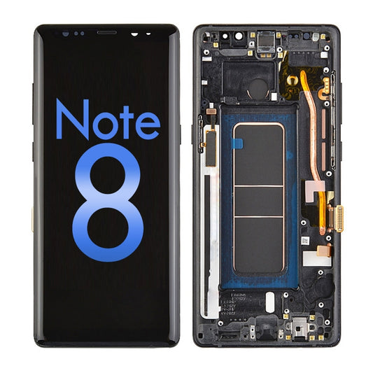 OLED Screen Digitizer with Frame Replacement for Samsung Galaxy Note 8 N950 (Aftermarket) - Orchid Gray