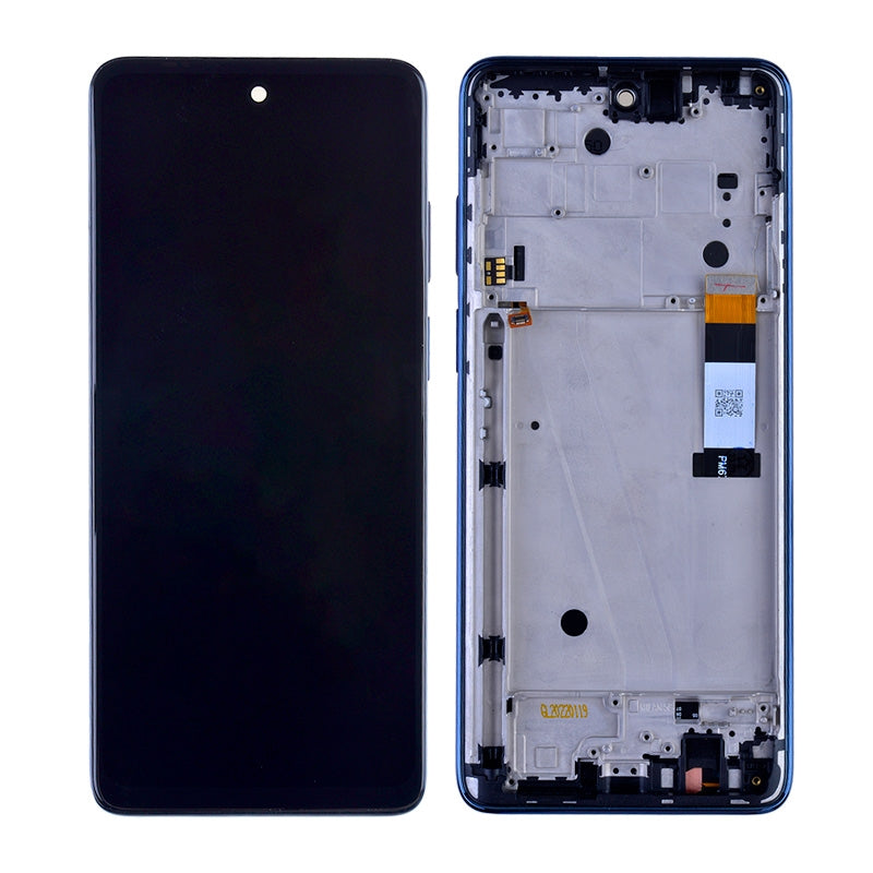 LCD Screen Assembly with Frame for Motorola Moto G Stylus 5G(2022) XT2215-4 - Steel Blue