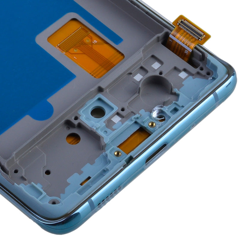 Oled Screen Digitizer With Frame Replacement For Samsung Galaxy S20 Fe G780 (Aftermarket) - Cloud