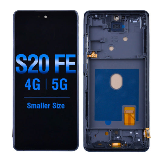 Oled Screen Digitizer With Frame Replacement For Samsung Galaxy S20 Fe G780 (Aftermarket) - Cloud
