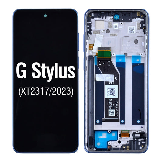 LCD  with Frame for Motorola Moto G Stylus 4G (2023) XT2317 - Blue