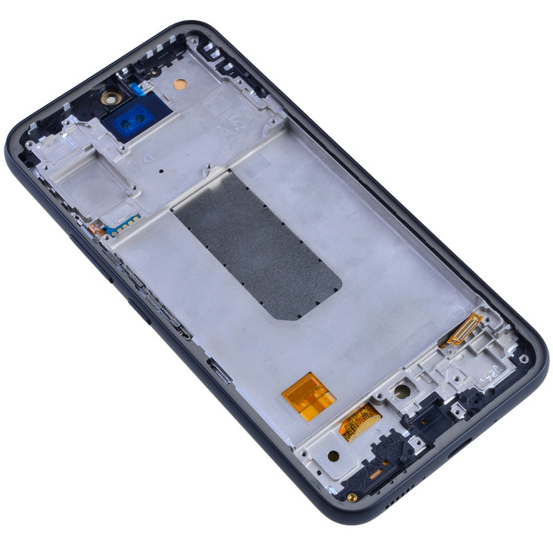 OLED Screen Digitizer Assembly with Frame for Samsung Galaxy A54 5G A546 (Aftermarket) (for America Version)- Black