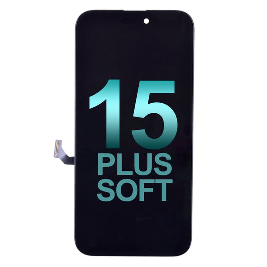 Soft OLED Screen Digitizer Assembly for iPhone 15 Plus