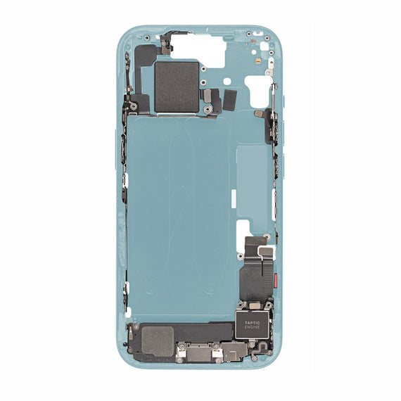 Middle Frame with Small Parts for iPhone 15 (BLUE)