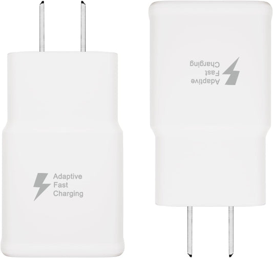 Power Adapter Fast Charger For Samsung White