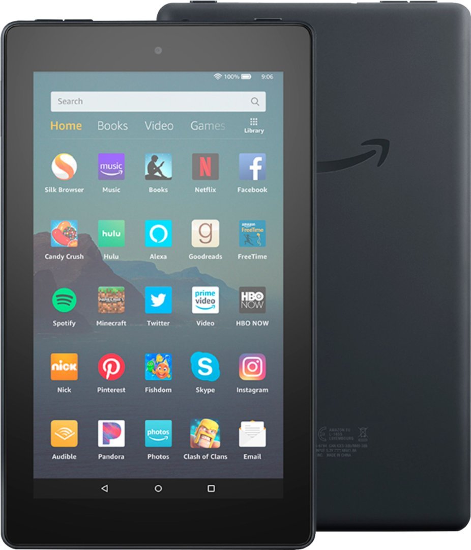 Amazon - Fire 7 Tablet (7" display, 16 GB) - Black