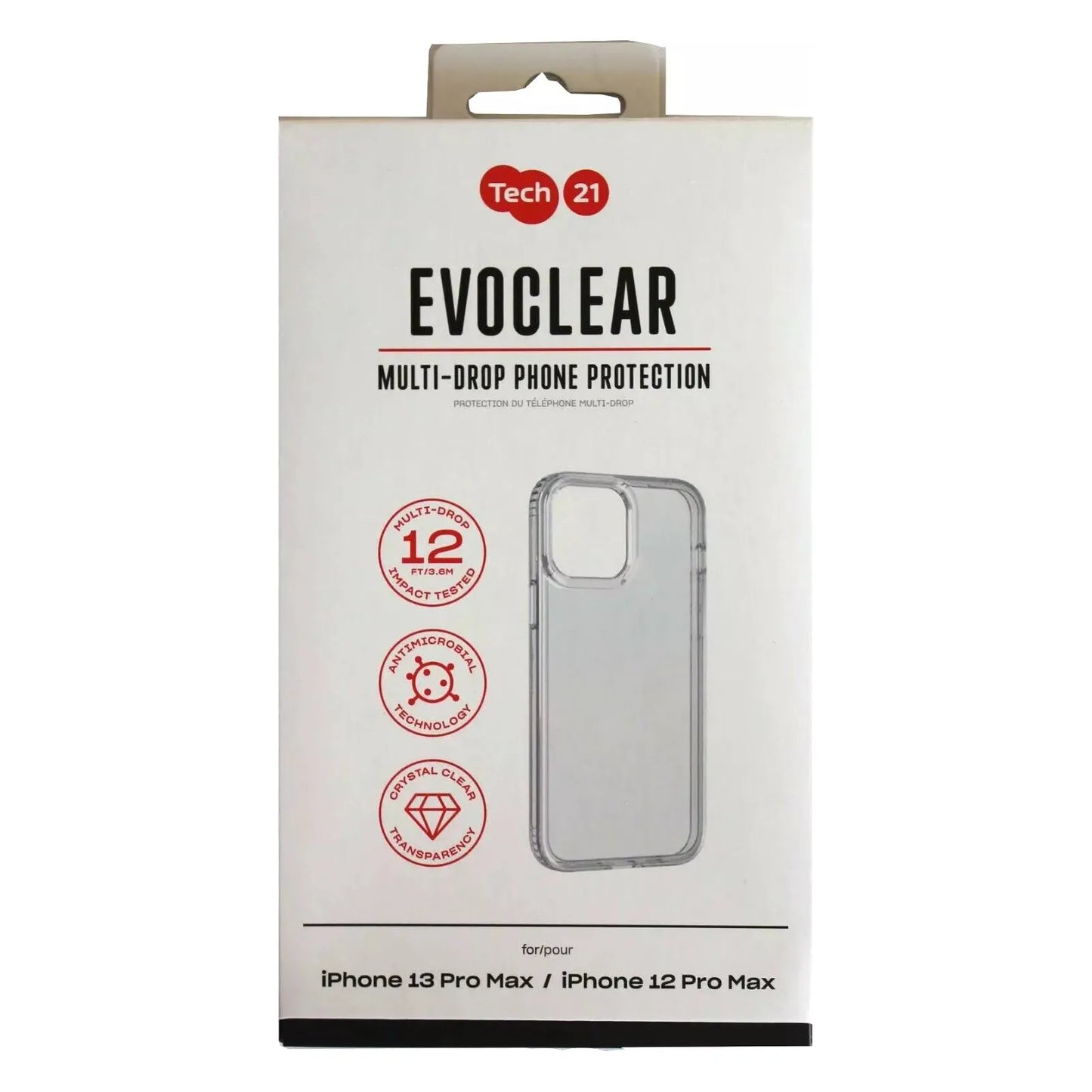 Tech 21 Evoclear case for iP 13 pro max & iphone 12 pro max